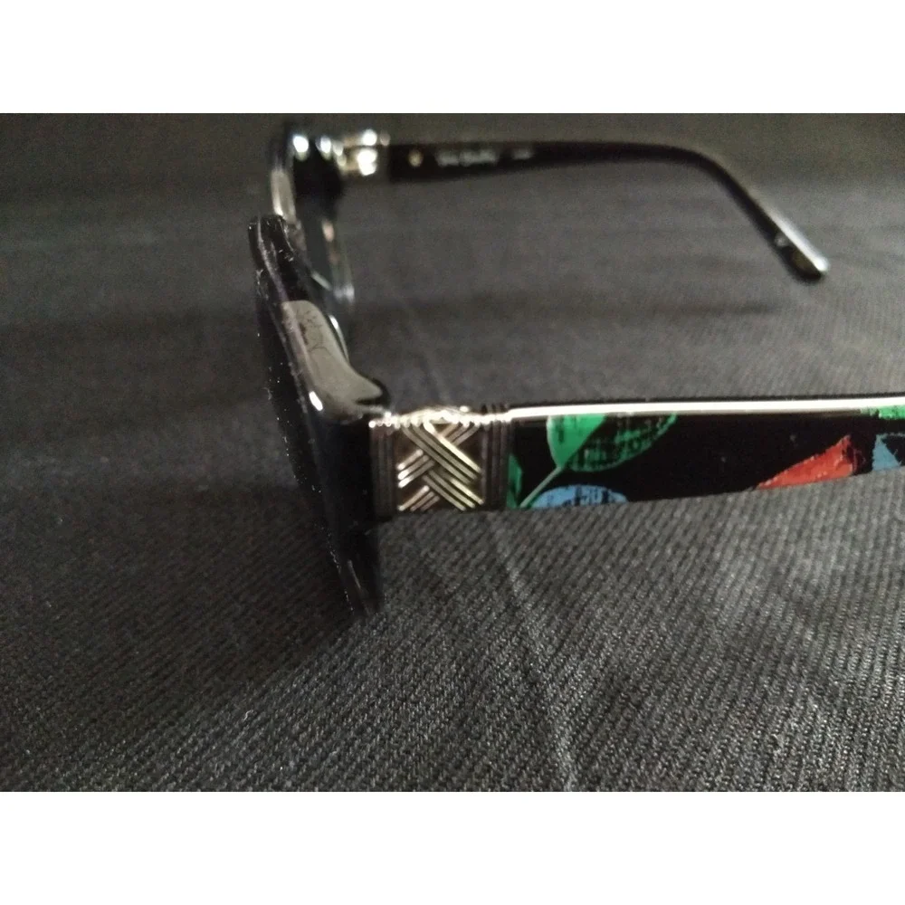 Vera Bradley Sunglasses Havana Rose‎ Black Silver-Tone Womens & Max Studio Case
